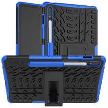 Load image into Gallery viewer, Tire Texture Shockproof TPU+PC Protective Case with Holder, For Samsung Galaxy Tab S8 / Galaxy Tab S7 T870 / T875