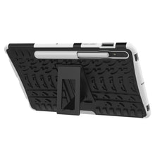 Load image into Gallery viewer, Tire Texture Shockproof TPU+PC Protective Case with Holder, For Samsung Galaxy Tab S8 / Galaxy Tab S7 T870 / T875