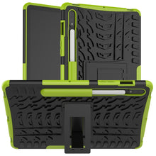 Load image into Gallery viewer, Tire Texture Shockproof TPU+PC Protective Case with Holder, For Samsung Galaxy Tab S8 / Galaxy Tab S7 T870 / T875