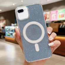 Load image into Gallery viewer, Acrylic Transparent Glitter MagSafe Phone Case, For iPhone XS Max, For iPhone 8 Plus / 7 Plus