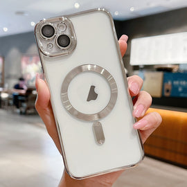 Electroplating MagSafe Phone Case, For iPhone 14 Plus, For iPhone 14, For iPhone 14 Pro, For iPhone 14 Pro Max