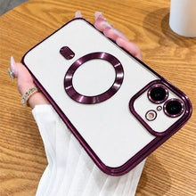 Load image into Gallery viewer, Electroplating MagSafe Phone Case, For iPhone 18, For iPhone 18 Pro, For iPhone 18 Pro Max, For iPhone 17e / 16e