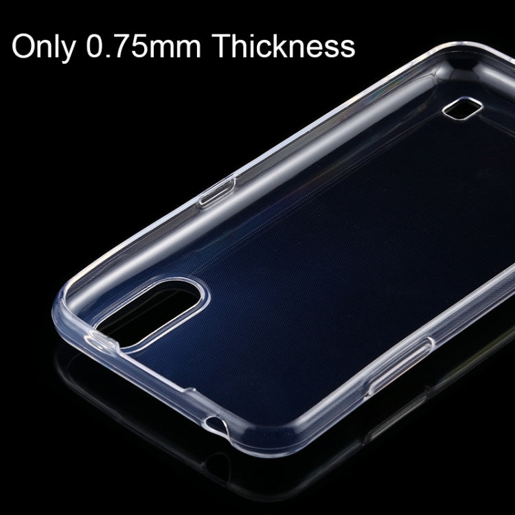 0.75mm Ultra-thin Transparent TPU Soft Protective Case, For Samsung Galaxy M01, For OPPO Realme C15, For Sony Xperia 5