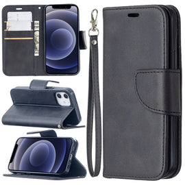 Retro Lambskin Texture Pure Color Horizontal Flip PU Leather Case for iPhone 11, with Holder & Card Slots & Wallet & Lanyard, For iPhone 12 mini, For iPhone 12 / 12 Pro, For iPhone 12 Pro Max