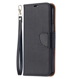 Litchi Texture Pure Color Horizontal Flip Leather Case with Holder & Card Slots & Wallet & Lanyard, For iPhone 12 Pro Max, For iPhone 12 / 12 Pro, For iPhone 12 mini, For Samsung Galaxy Note20, For Samsung Galaxy Note20 Ultra
