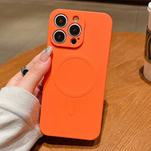 Load image into Gallery viewer, Solid Color Liquid Silicone MagSafe Magnetic Phone Case, For iPhone 12 Pro Max, For iPhone 12 Pro, For iPhone 11 Pro Max