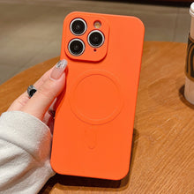 Load image into Gallery viewer, Solid Color Liquid Silicone MagSafe Magnetic Phone Case, For iPhone 12 Pro Max, For iPhone 12 Pro, For iPhone 11 Pro Max