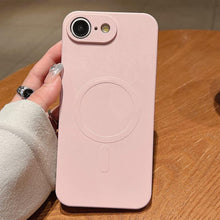 Load image into Gallery viewer, Solid Color Liquid Silicone MagSafe Magnetic Phone Case, For iPhone 17e / 16e, For iPhone 17 Pro Max, For iPhone 17 Pro