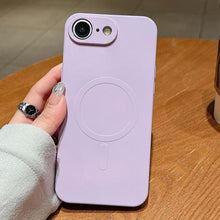 Load image into Gallery viewer, Solid Color Liquid Silicone MagSafe Magnetic Phone Case, For iPhone 17e / 16e, For iPhone 17 Pro Max, For iPhone 17 Pro