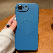 Load image into Gallery viewer, Solid Color Liquid Silicone MagSafe Magnetic Phone Case, For iPhone 17e / 16e, For iPhone 17 Pro Max, For iPhone 17 Pro