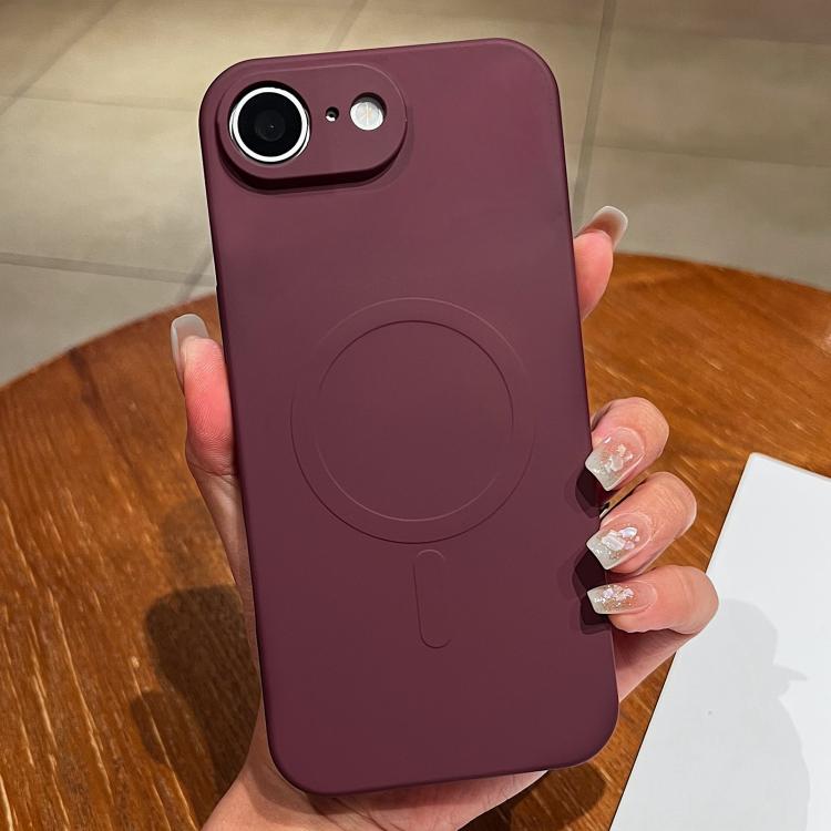 Solid Color Liquid Silicone MagSafe Magnetic Phone Case, For iPhone 17e / 16e, For iPhone 17 Pro Max, For iPhone 17 Pro