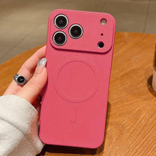 Load image into Gallery viewer, Solid Color Liquid Silicone MagSafe Magnetic Phone Case, For iPhone 17e / 16e, For iPhone 17 Pro Max, For iPhone 17 Pro