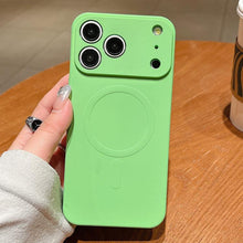 Load image into Gallery viewer, Solid Color Liquid Silicone MagSafe Magnetic Phone Case, For iPhone 17e / 16e, For iPhone 17 Pro Max, For iPhone 17 Pro