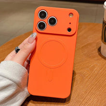 Load image into Gallery viewer, Solid Color Liquid Silicone MagSafe Magnetic Phone Case, For iPhone 17e / 16e, For iPhone 17 Pro Max, For iPhone 17 Pro