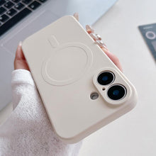 Load image into Gallery viewer, Solid Color Liquid Silicone MagSafe Magnetic Phone Case, For iPhone 17, For iPhone Air, For iPhone 16 Pro Max