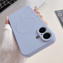 Load image into Gallery viewer, Solid Color Liquid Silicone MagSafe Magnetic Phone Case, For iPhone 17, For iPhone Air, For iPhone 16 Pro Max