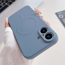 Load image into Gallery viewer, Solid Color Liquid Silicone MagSafe Magnetic Phone Case, For iPhone 17, For iPhone Air, For iPhone 16 Pro Max