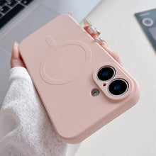 Load image into Gallery viewer, Solid Color Liquid Silicone MagSafe Magnetic Phone Case, For iPhone 17, For iPhone Air, For iPhone 16 Pro Max