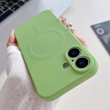 Load image into Gallery viewer, Solid Color Liquid Silicone MagSafe Magnetic Phone Case, For iPhone 17, For iPhone Air, For iPhone 16 Pro Max