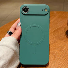 Load image into Gallery viewer, Solid Color Liquid Silicone MagSafe Magnetic Phone Case, For iPhone 17, For iPhone Air, For iPhone 16 Pro Max