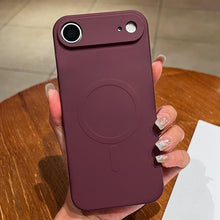 Load image into Gallery viewer, Solid Color Liquid Silicone MagSafe Magnetic Phone Case, For iPhone 17, For iPhone Air, For iPhone 16 Pro Max