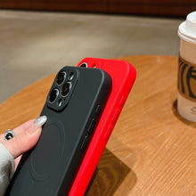 Load image into Gallery viewer, Solid Color Liquid Silicone MagSafe Magnetic Phone Case, For iPhone 12 Pro Max, For iPhone 12 Pro, For iPhone 11 Pro Max