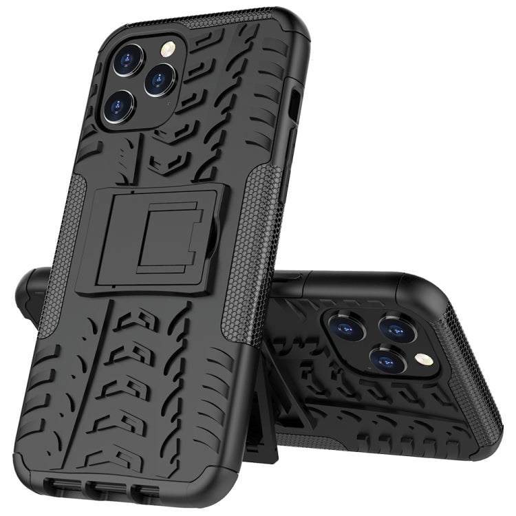 Tire Texture Shockproof TPU + PC Protective Case with Holder, For iPhone 12 mini, For iPhone 12 Pro Max