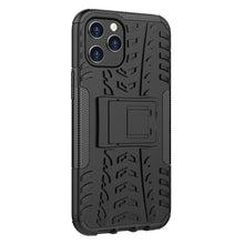 Load image into Gallery viewer, Tire Texture Shockproof TPU + PC Protective Case with Holder, For iPhone 12 mini, For iPhone 12 Pro Max