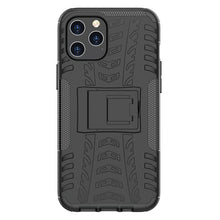 Load image into Gallery viewer, Tire Texture Shockproof TPU + PC Protective Case with Holder, For iPhone 12 mini, For iPhone 12 Pro Max