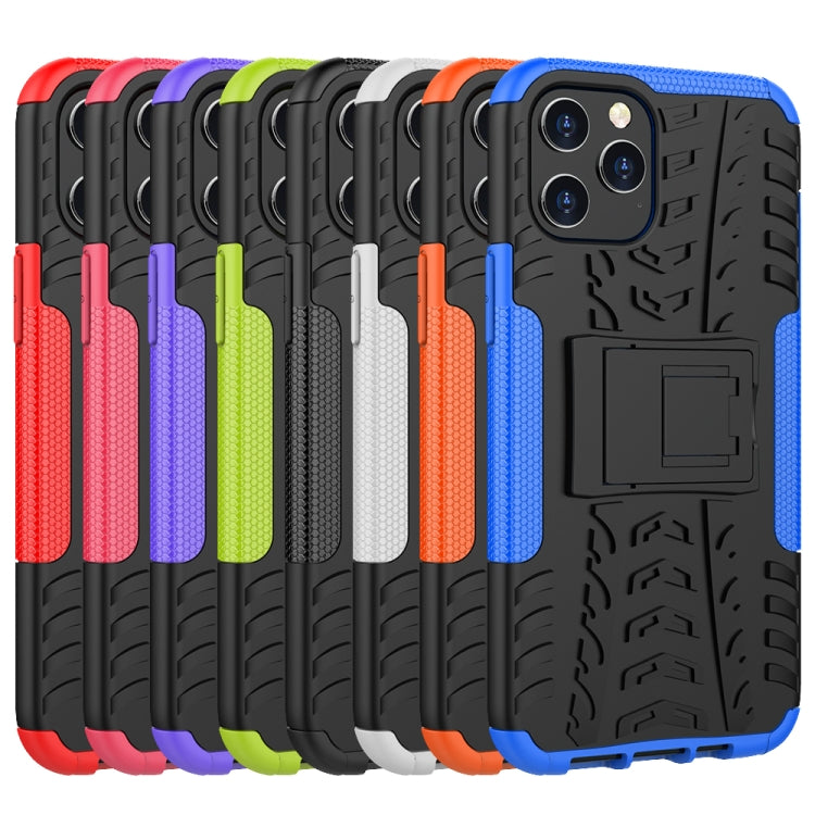 Tire Texture Shockproof TPU + PC Protective Case with Holder, For iPhone 12 mini, For iPhone 12 Pro Max