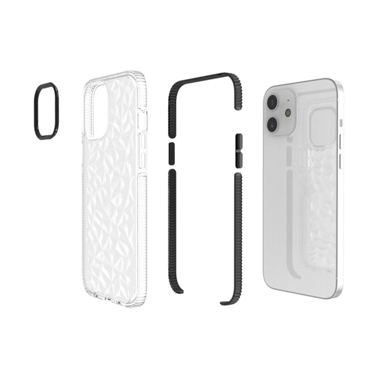 Shockproof Diamond Texture TPU Protective Case, For iPhone 12 mini, For iPhone 12 / 12 Pro, For iPhone 12 Pro Max