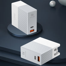 Load image into Gallery viewer, LDNIO A2620C PD3.0 65W USB Power Adapter Travel Charger with Type-C to Type-C Cable, EU Plug, US Plug, UK Plug