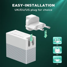 Load image into Gallery viewer, LDNIO A2620C PD3.0 65W USB Power Adapter Travel Charger with Type-C to Type-C Cable, EU Plug, US Plug, UK Plug