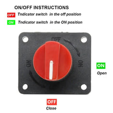 Load image into Gallery viewer, 300A Car Battery Selector Isolator Disconnect Rotary Switch Cut, A2952
