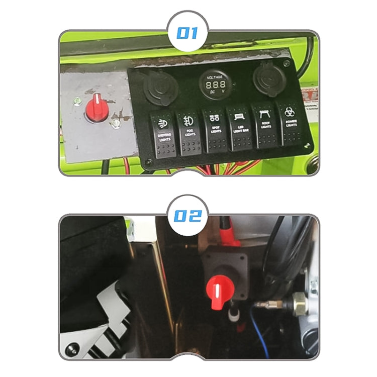 300A Car Battery Selector Isolator Disconnect Rotary Switch Cut, A2952