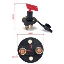 Load image into Gallery viewer, 200A Car Battery Selector Isolator Disconnect Rotary Switch Cut, A2953