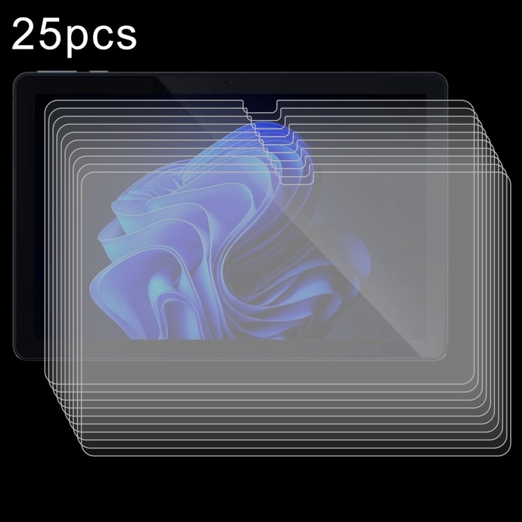 25pcs 9H 0.3mm Explosion-proof Tempered Glass Film, For Tecno Pad 10.1, For Tecno MegaPad Pro 12 inch, For Tecno MegaPad SE 11, For Tecno MegaPad 2 11 inch, For Tecno MegaPad SE 2
