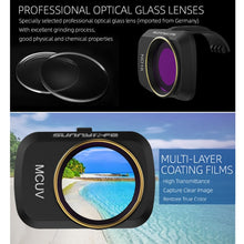 Load image into Gallery viewer, Sunnylife MM-FI9258 For DJI Mavic mini 6 In 1 Drone MCUV+CPL+ND4+ND8+ND16+ND32 Lens Filter, MCUV+CPL+ND4+ND8+ND16+ND32