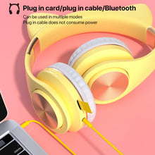 Load image into Gallery viewer, Cat Ears Bluetooth Wireless Headphones Gaming Headset with Light