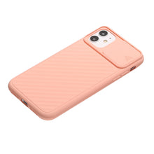 Load image into Gallery viewer, Sliding Camera Cover Design Twill Anti-Slip TPU Case, For iPhone 12 mini, For iPhone 12 / 12 Pro, For iPhone 12 Pro Max