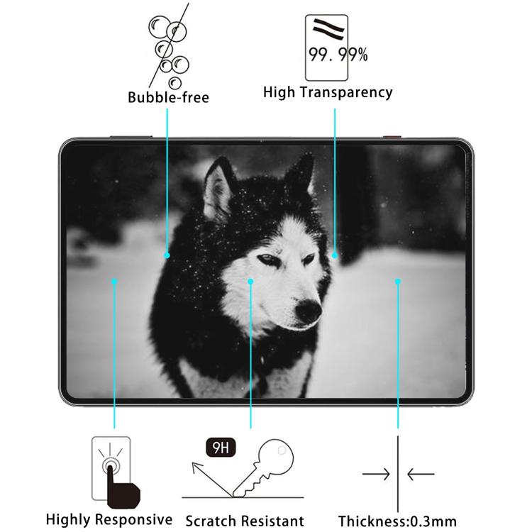 9H 0.3mm Explosion-proof Tempered Glass Film, For RedMagic Gaming Tablet 3 Pro, For ZTE nubia Red Magic Nova, For Red Magic Tablet 3D Explorer, For ZTE nubia Pad SE 11, For ZTE W201DS 10.1, For ZTE nubia Red Magic Pad Pro                               ...