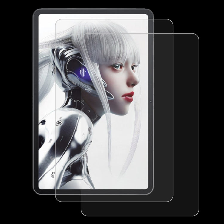 2pcs 9H 0.3mm Explosion-proof Tempered Glass Film, For RedMagic Gaming Tablet 3 Pro, For ZTE nubia Red Magic Nova, For Red Magic Tablet 3D Explorer, For ZTE nubia Pad SE 11, For ZTE W201DS 10.1, For ZTE nubia Red Magic Pad Pro                          ...