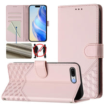 Load image into Gallery viewer, Honeycomb Embossing RFID Leather Phone Case, For iPhone 11 Pro Max, For iPhone 11, For iPhone 11 Pro, For iPhone X / XS, For iPhone XR, For iPhone XS Max, For iPhone 8 Plus / 7 Plus