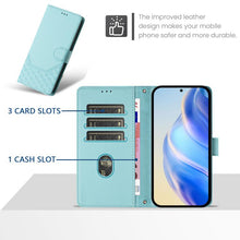 Load image into Gallery viewer, Honeycomb Embossing RFID Leather Phone Case, For iPhone 18 Pro / 17 Pro, For iPhone 18 Pro Max / 17 Pro Max, For iPhone 17e / 16e, For iPhone 17, For iPhone Air, For iPhone 16 Pro Max, For iPhone 16 Pro, For iPhone 16 Plus