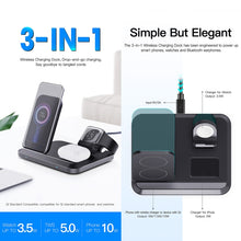 Load image into Gallery viewer, DW08 15W 3 in 1 Folding Wireless Charger