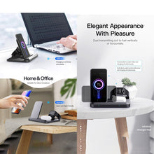 Load image into Gallery viewer, DW08 15W 3 in 1 Folding Wireless Charger