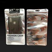 Load image into Gallery viewer, 100 PCS Phone Case Packaging Bag Silver Plated Aluminum Self Sealing Bag