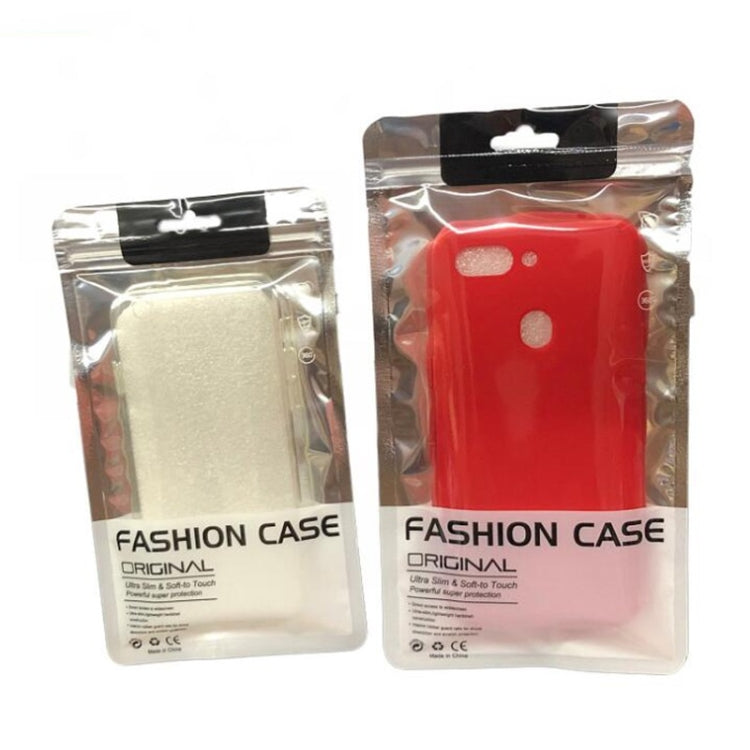 100 PCS Phone Case Packaging Bag Silver Plated Aluminum Self Sealing Bag