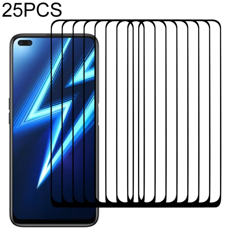 25 PCS Full Glue Full Screen Tempered Glass Film
