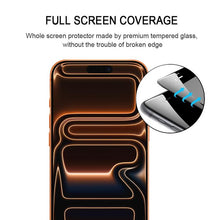 Load image into Gallery viewer, Full Glue Screen Tempered Glass Film, For iPhone 17 Pro Max, For iPhone 17 Pro, For iPhone 17, For iPhone Air, For iPhone 16 Pro Max, For iPhone 16 Pro, For iPhone 16 Plus, For iPhone 16